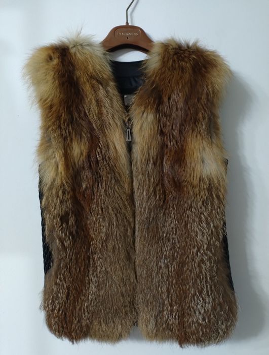 Pachet 2 buc Geaca si Vesta Blana Dama ...