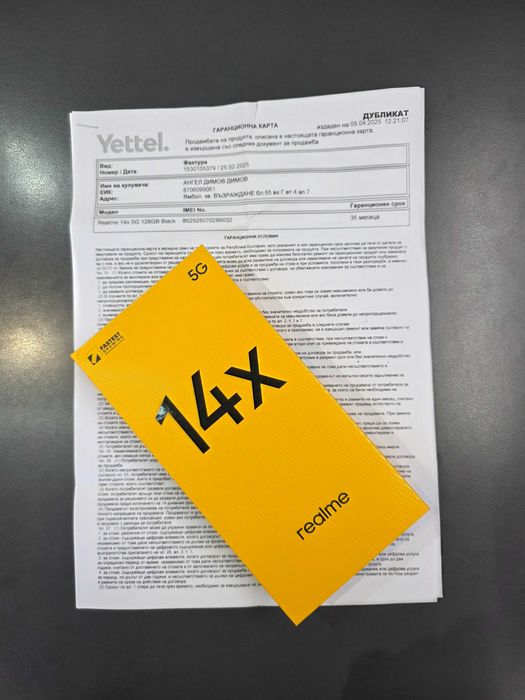 Realme 14 X RAM 6GB / 128GB Black