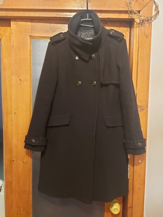 Palton damă negru marimea 40,70% lană