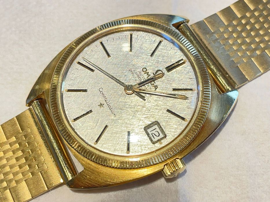 Ceas aur 18k Omega Constellation 98 gr.