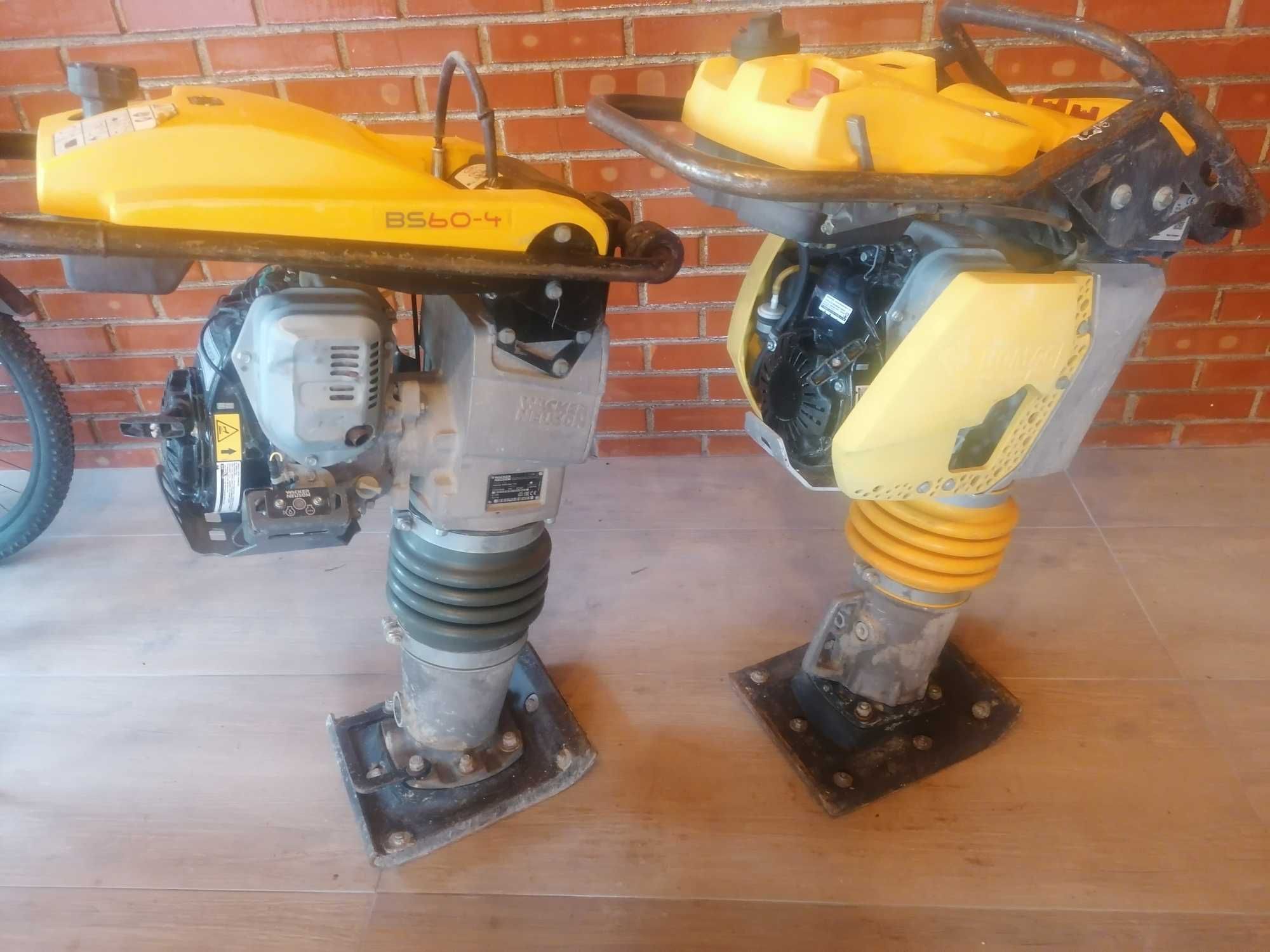 Mai compactor Bomag și waker neuson