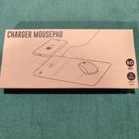 Подложка за мишка Mouse Pad с безжично зареждане за телефон 10W СИВ