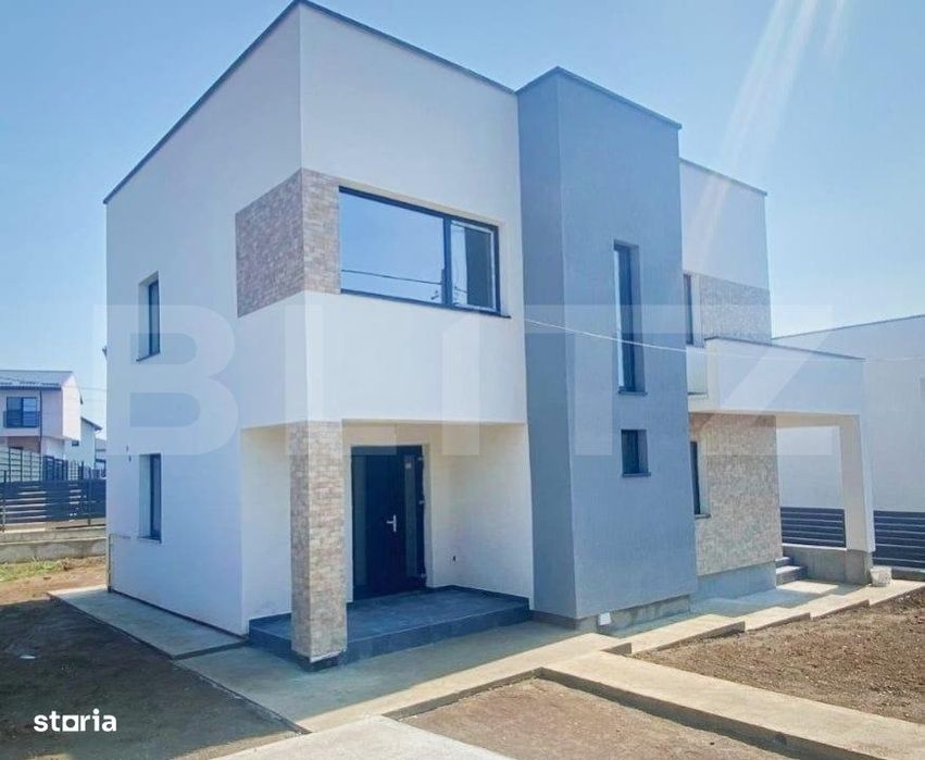 Casa design modern, 157 mp, vedere spre lac, Valea Adanca