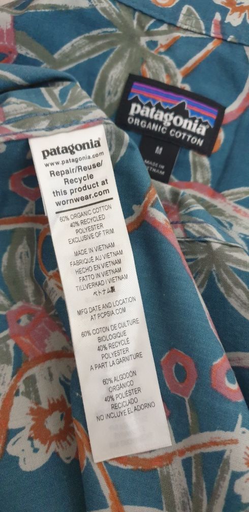 Patagonia Organic Cotton Mens Size M НОВО! ОРИГИНАЛНА Риза!