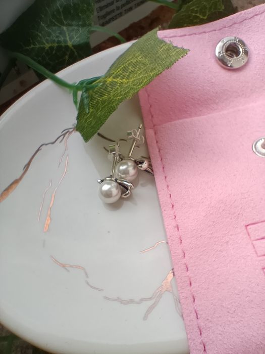 Cercei argint Bunny Pearls Eden Boutique