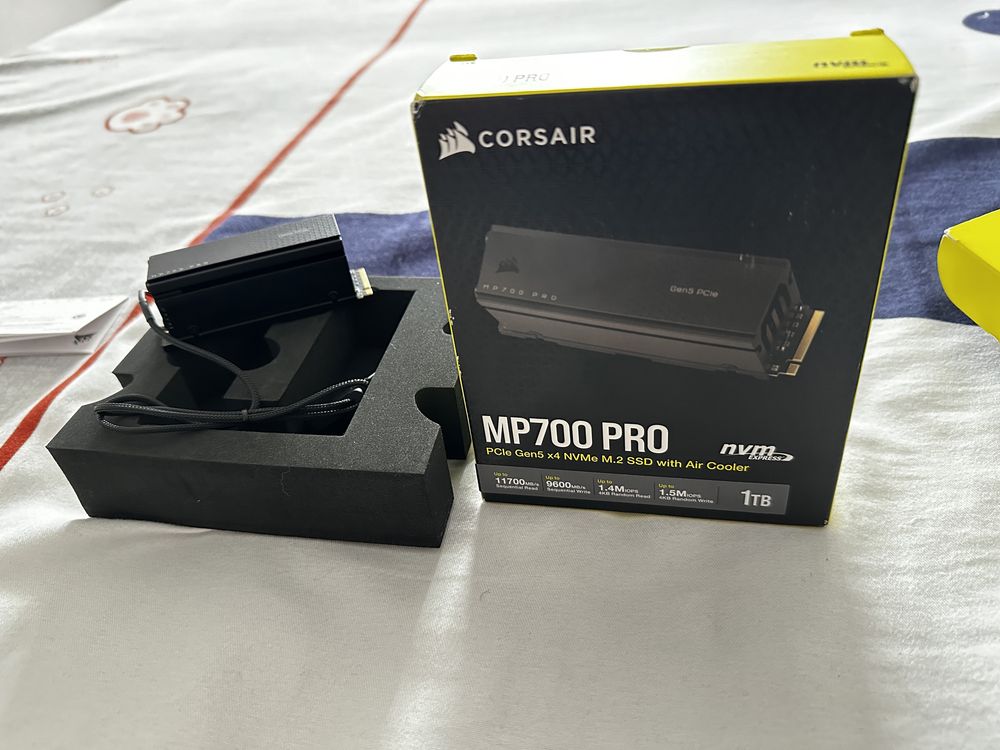 Ssd Corsair MP700 pro air cooler