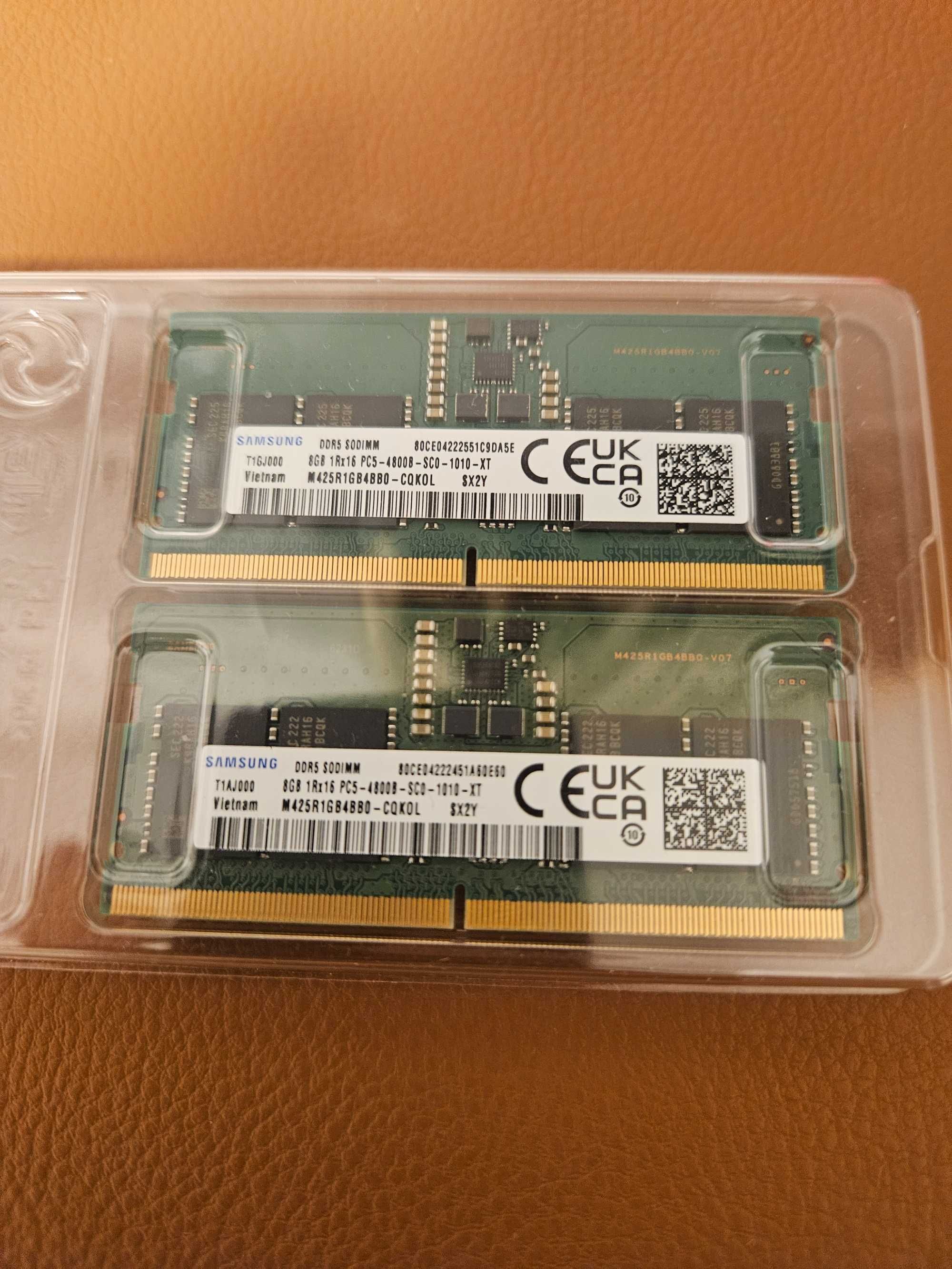 Memorie Laptop Samsung, 16GB DDR5, 4800MHz, Dual Channel Kit