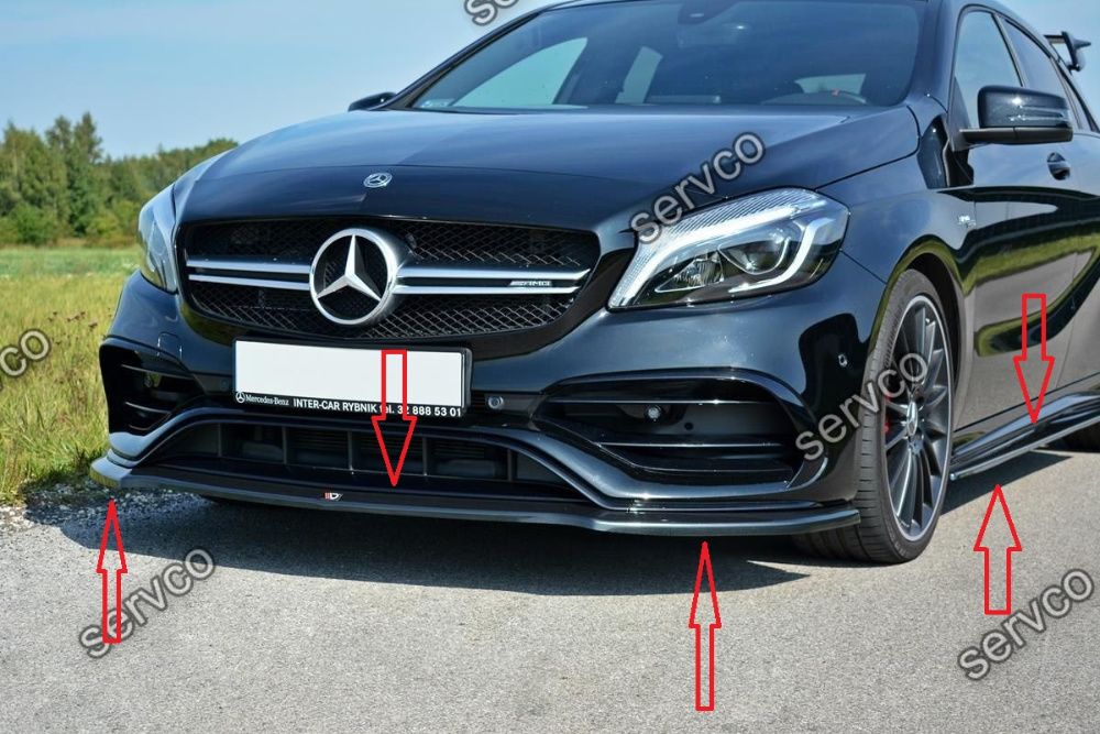 BodyKit Mercedes A Class W176 AMG Facelift 2015-2018 v1 Maxton Design