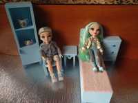 Мебели за кукли Rainbow High,  Monster High. Дървена. Ръчна изработка.
