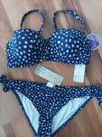 Triumph/Twin set  36C нов бански и сутиен от две части