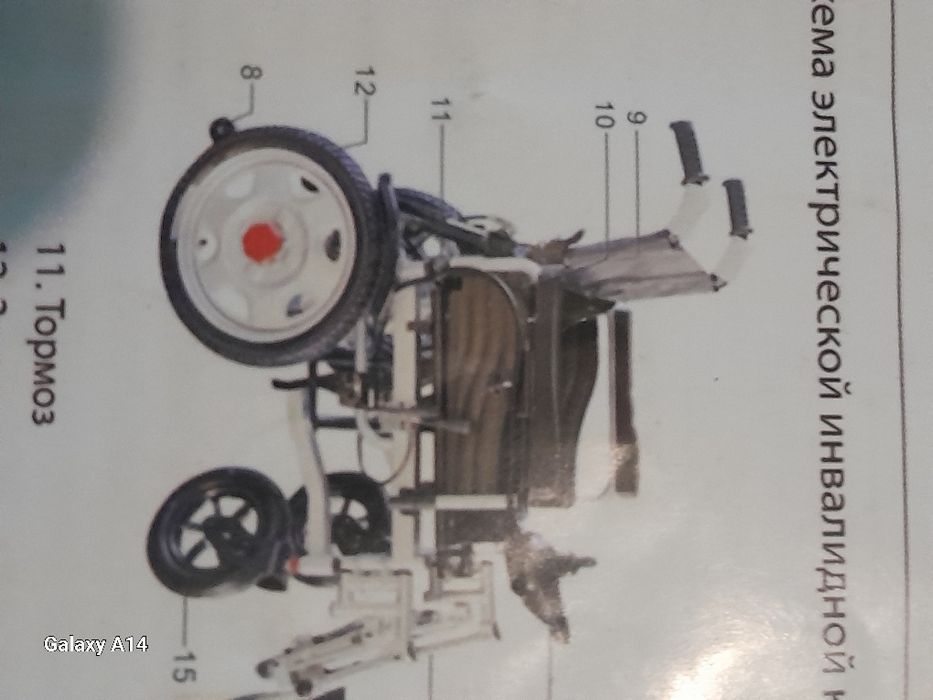 Электрическая инвалидная коляска.