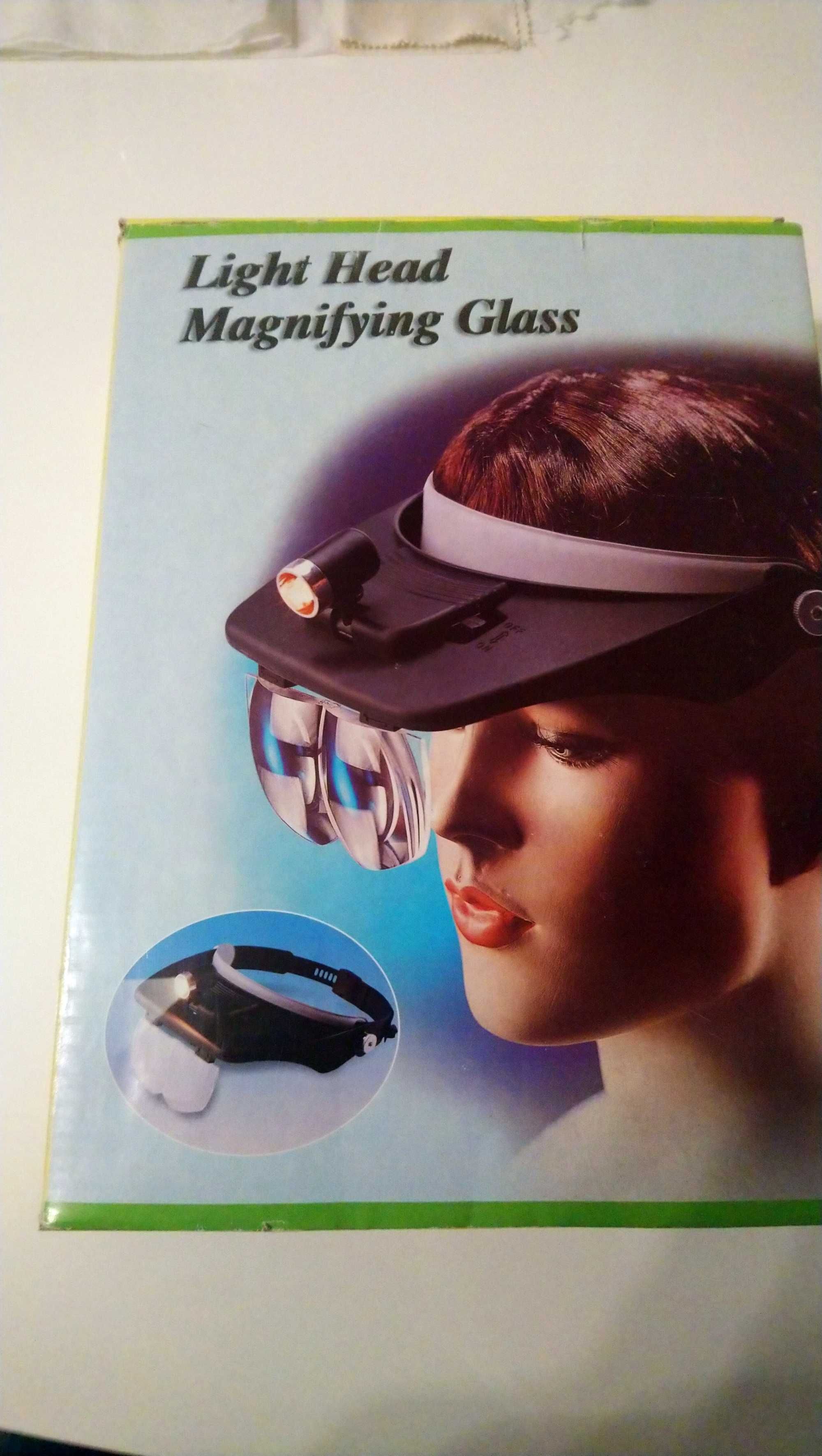 Light Heat with Magnifying Glass , Челна Лампа с Бинокулярни Лещи