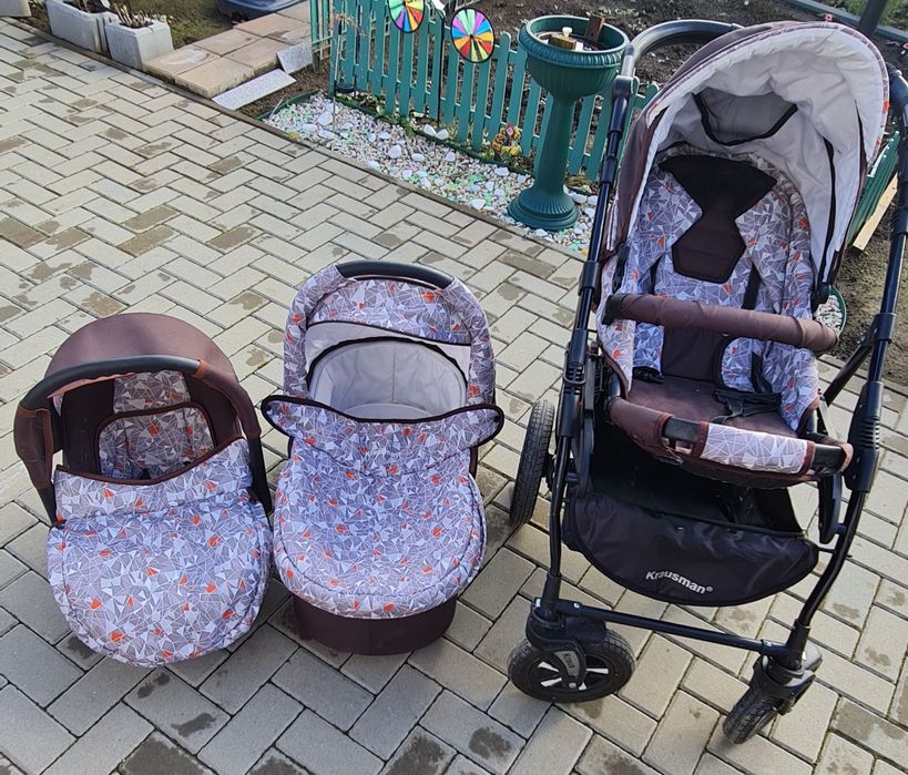 Carucior Krausman 3 în 1