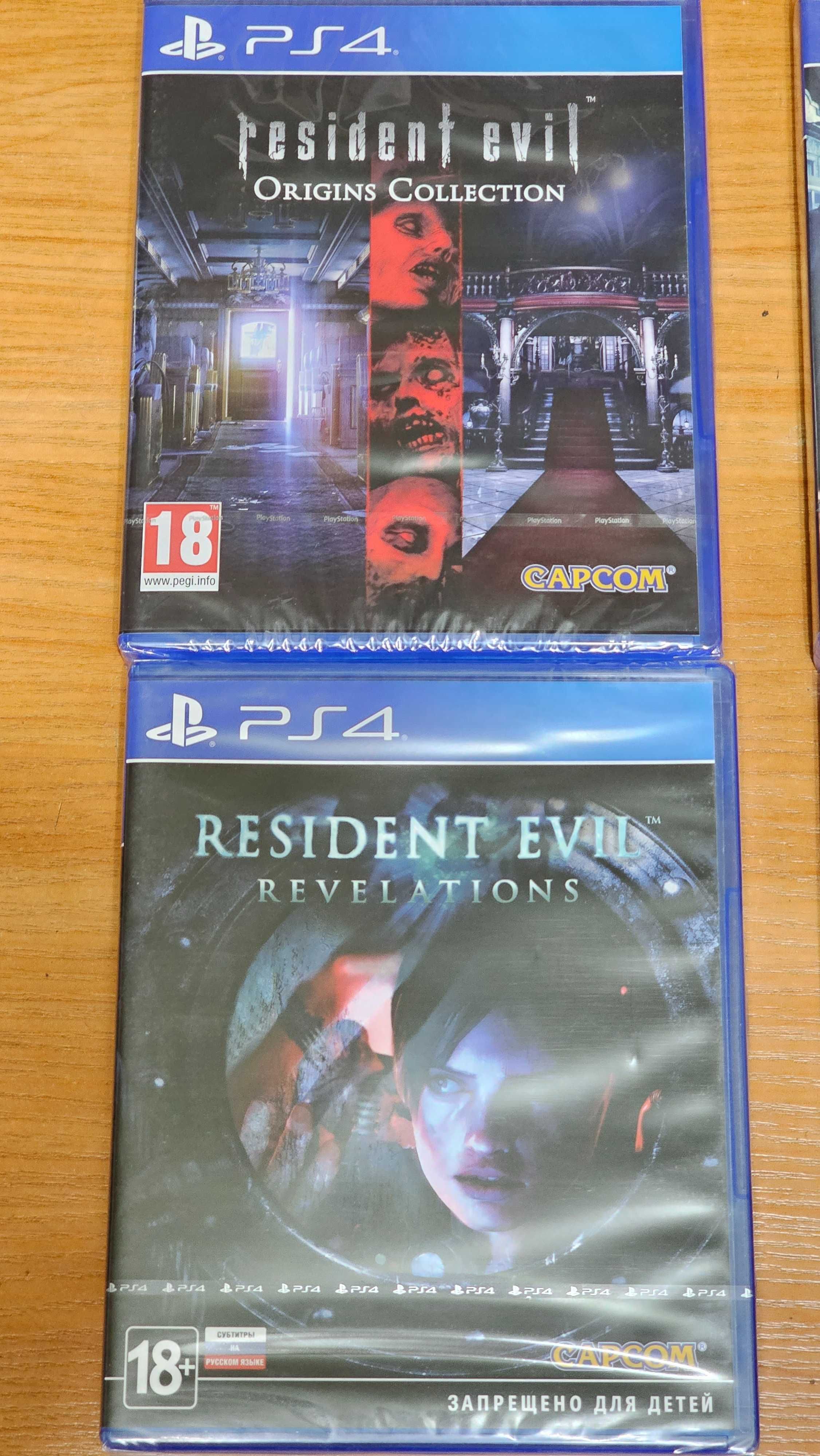 ДИСКИ PlayStaion 4 PS4 Resident Evil 2,3,4,4HD,5,6,7, 8Village Origins