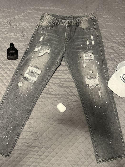 Сиви Мъжки дънки