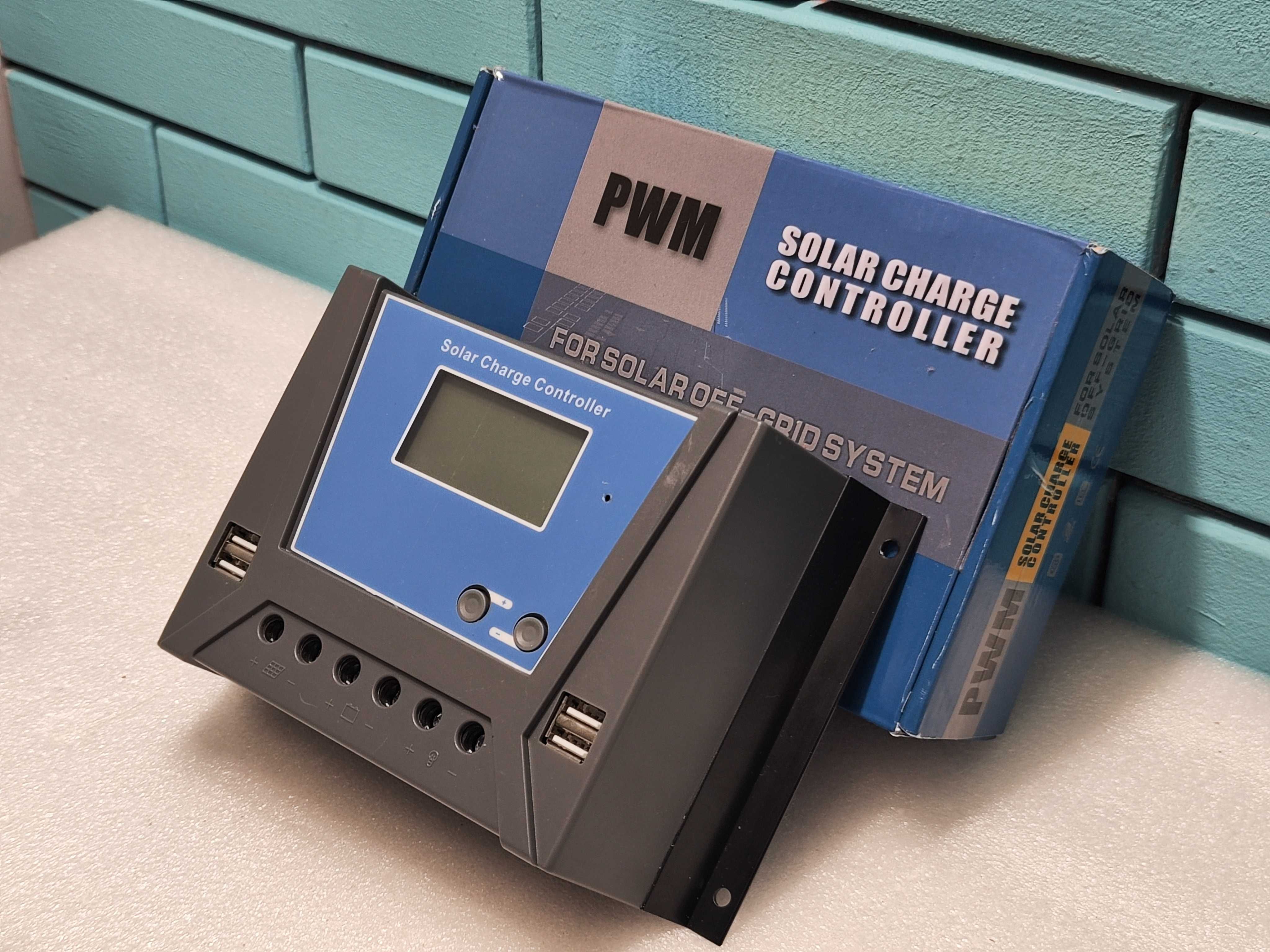 VIXKPIRR 60A соларен контролер PWM с LCD и 4 USB порта