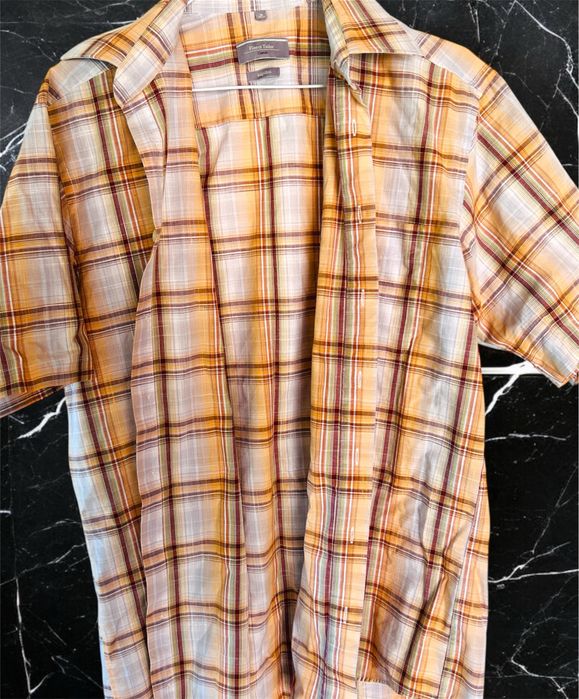 Cămașă Bărbătească în Carouri Finest Tailor • Mărimea M