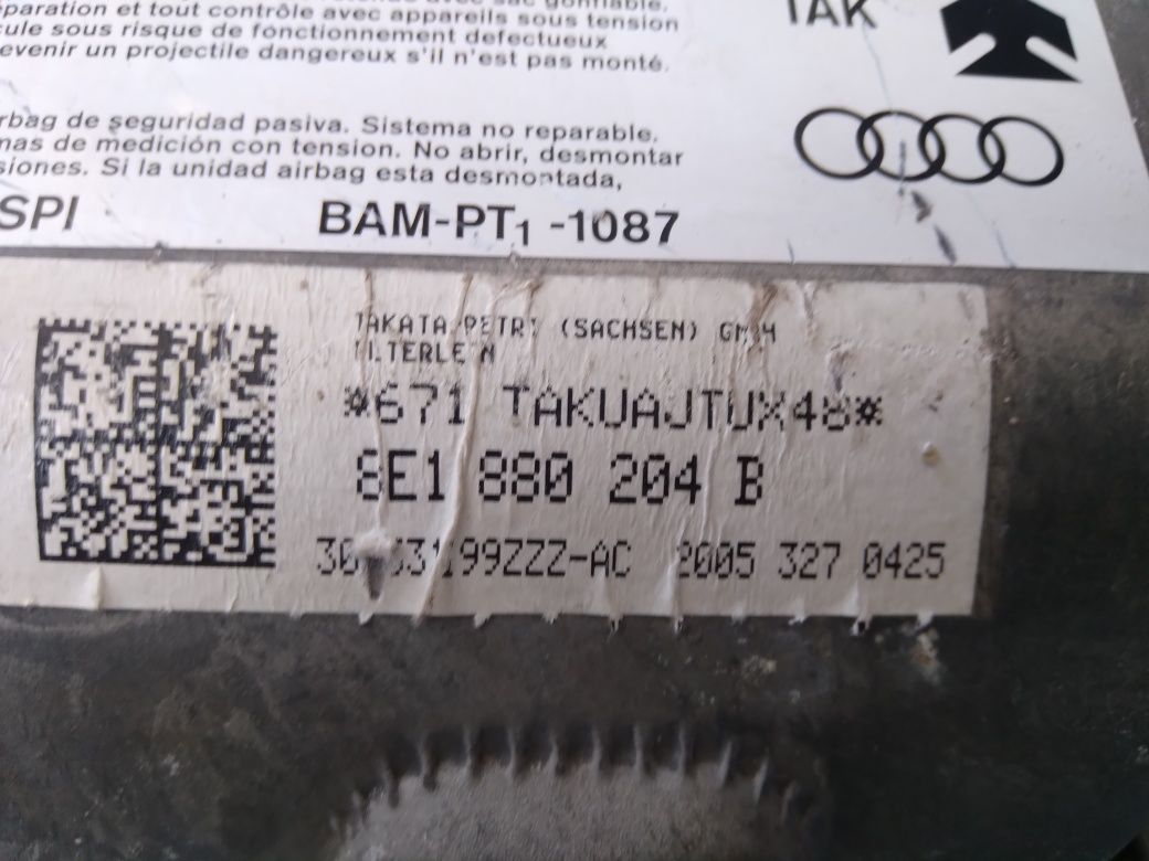 Airbag pasager Audi A4 B7 cod 8E1880204B