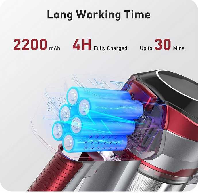 Aspirator Hosome H20 160W 20Kpa portabil pe acumulator li-ion