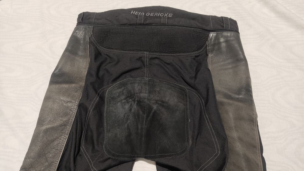 Pantaloni Hein Gericke Streetline textil + piele 45cm lățime talie+