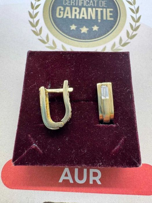 Cercei din aur 14k (66671.1/ 10 Pacurari 1) Garantie 2 ani!