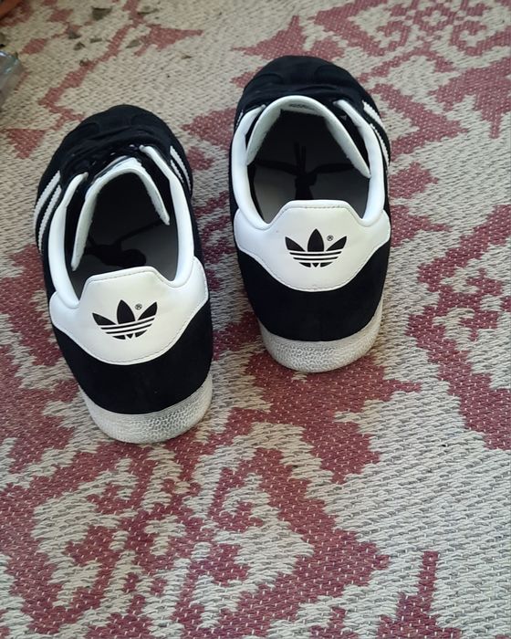Adidas gazele alb negru