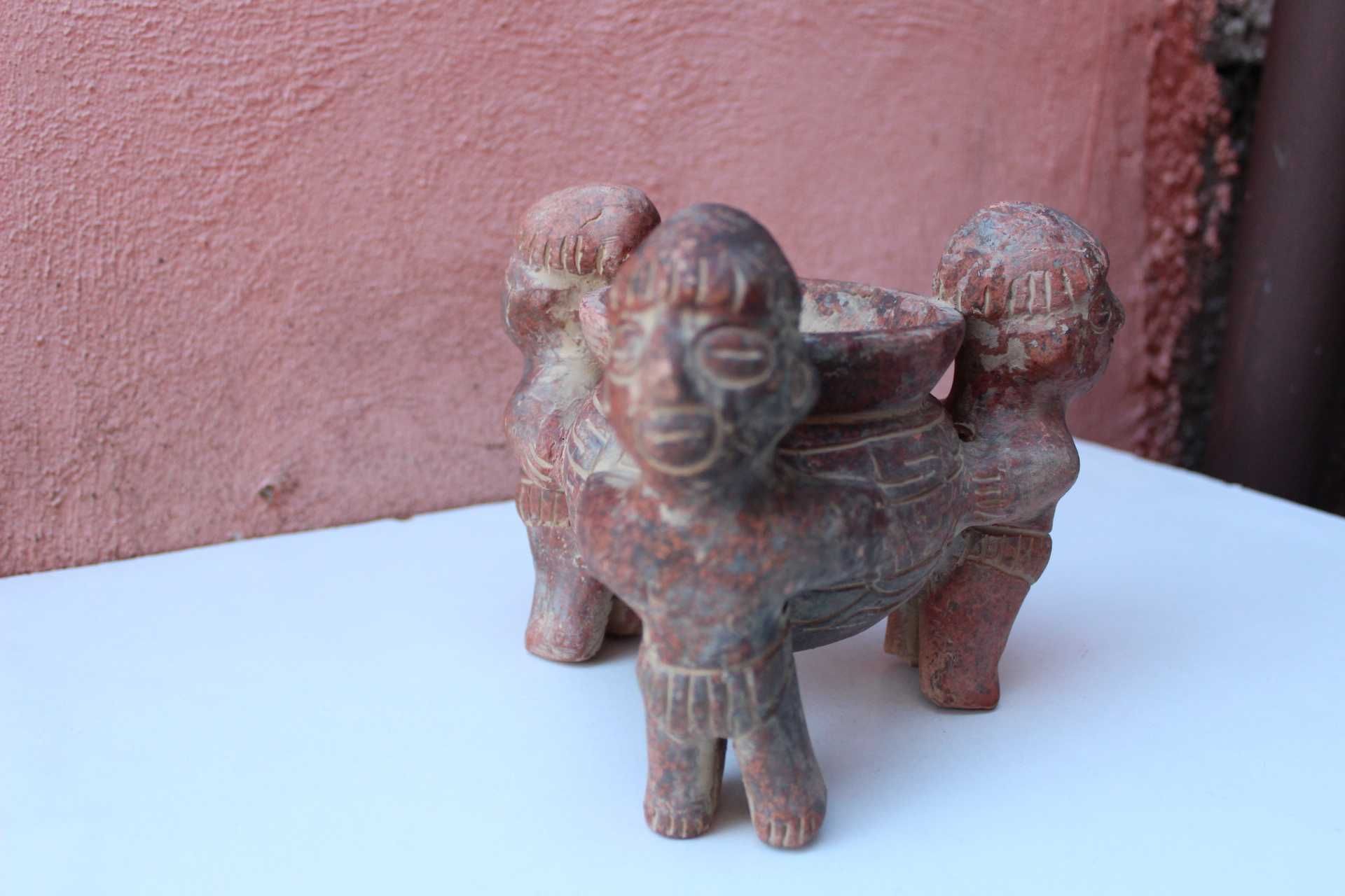 Bol ceramic AZTEC, MEXICO, arta traditionala