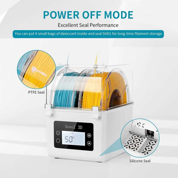 Sovol sh01  uscator de filamnet pentru 2 role imprimanta  3D