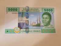5000 franci Africa Centrala 2002
