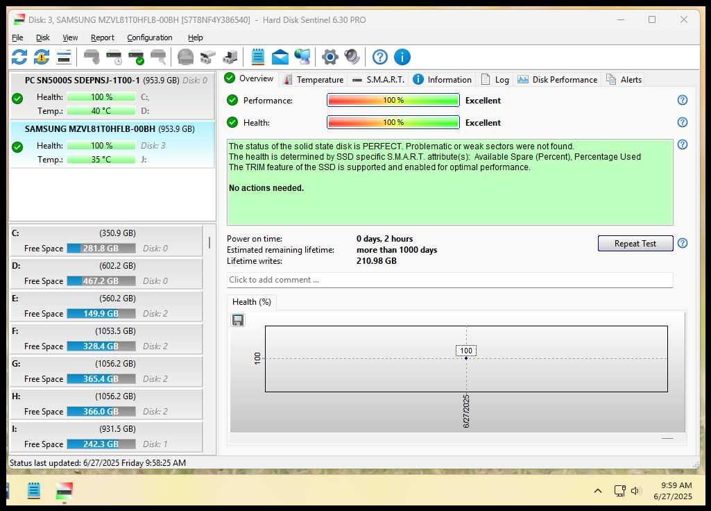 1TB SSD M.2 Samsung 990 OEM NVMe 2280 Nou Bulk 7200 MB/s