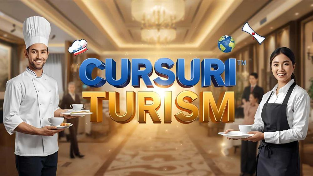 Cursuri turism acreditate: Brevet, Ghid, tehnician, ospatar, bucatar
