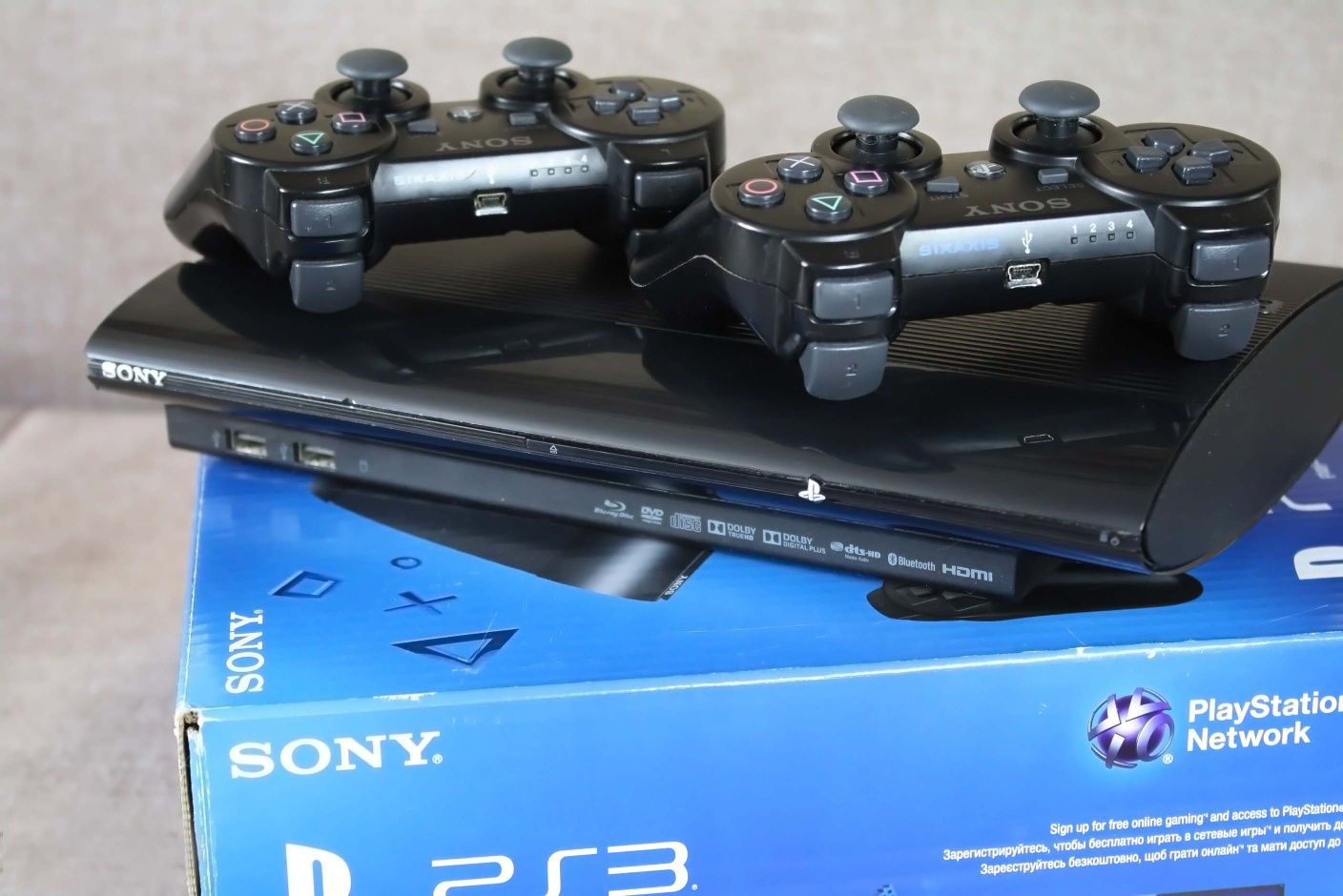 PS3 playstation 3 прошитая 60 игр пс3