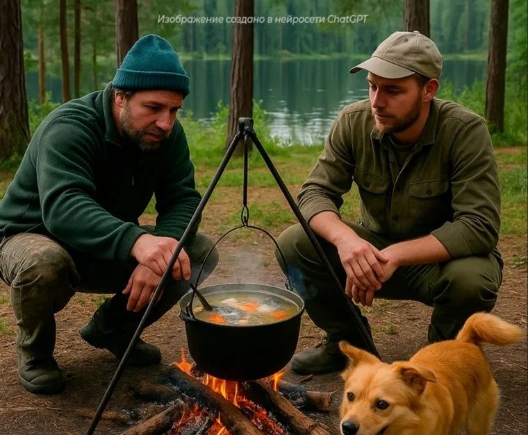 Керосинка и таган.