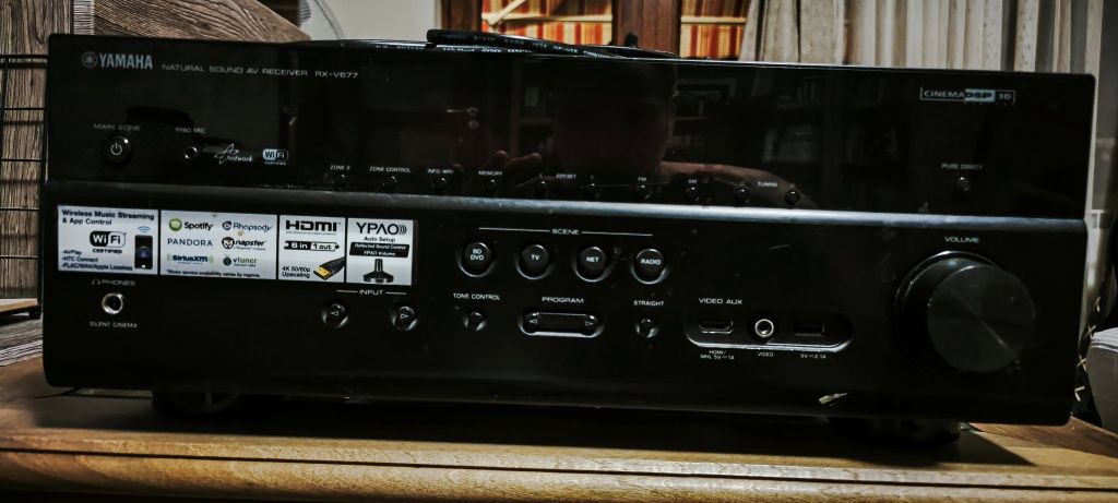 Тонколони Jamo s626, subwoofer Jamo sub 360, ресийвър Yamaha RX V-677