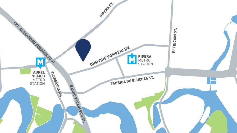 Proprietar, Inchiriez garsoniera+loc de parcare in Aviatiei, Pipera