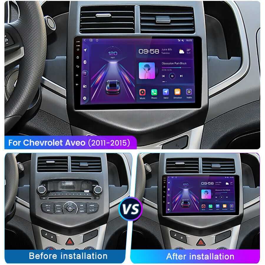 Мултимедия Двоен дин за Chevrolet AVEO Навигация Android Шевролет Авео