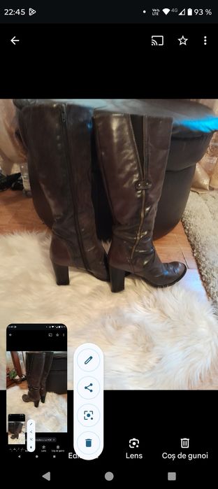 Cizme de piele naturala mărimea 38