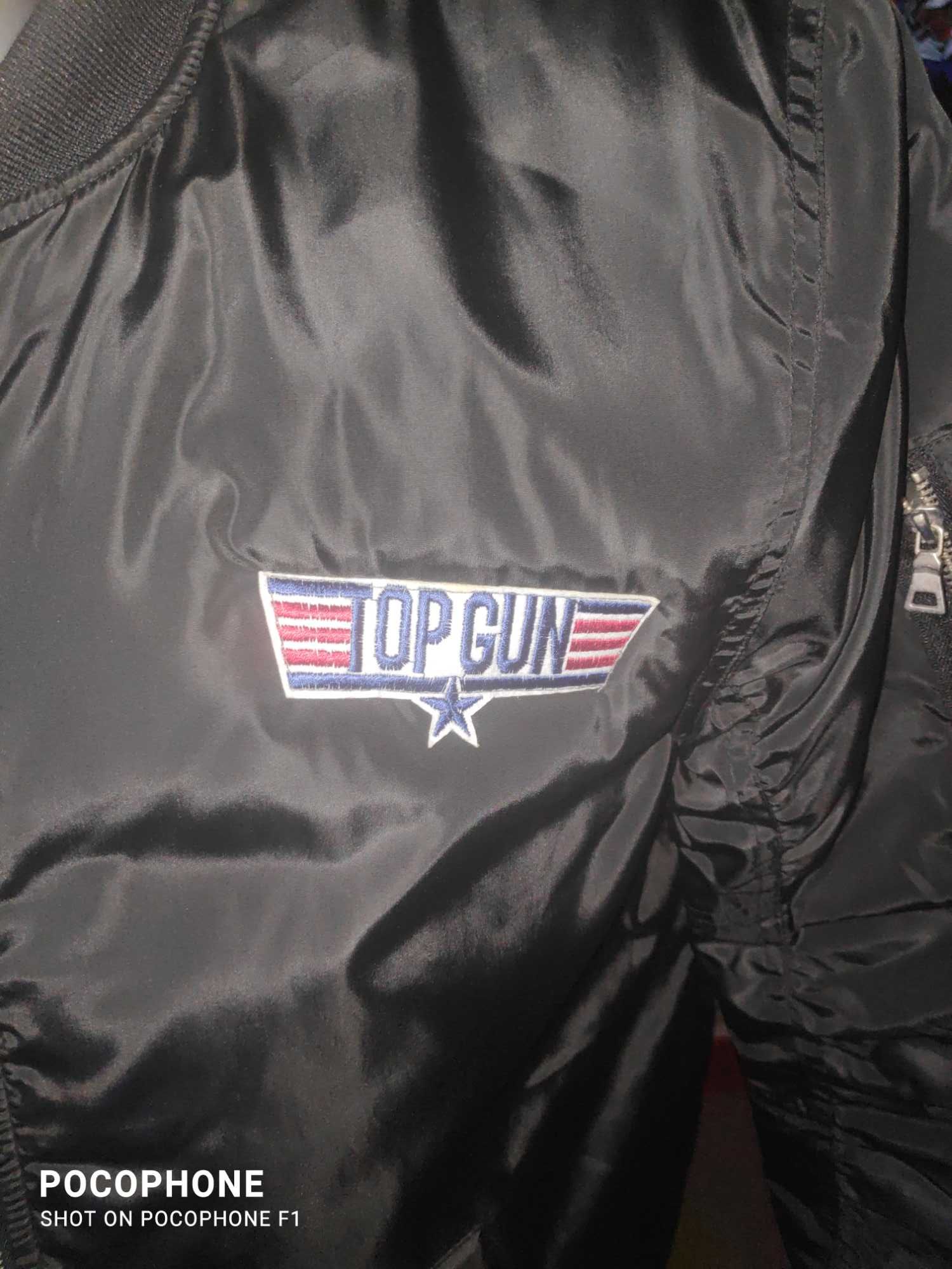 geaca bomber pilot top gun tomcat 76 marimea XL NOUA