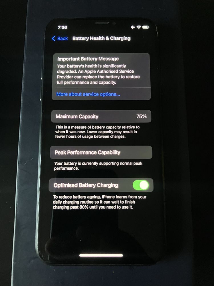 Iphone x 64gb Grey