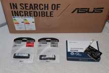 Ssd Kingston x2buc(A2000+kc2500) + monitor Asus si adaptor pcie 20gbps