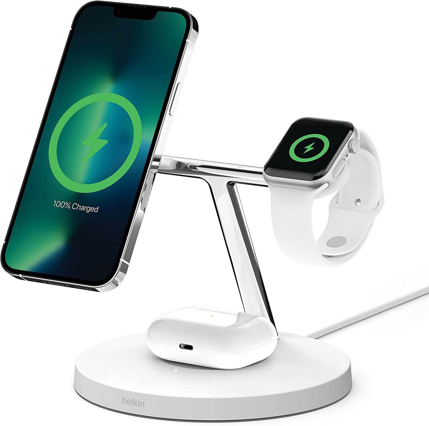 Belkin BOOST CHARGE PRO 3-in-1 Wireless Charger with MagSafe 2024
