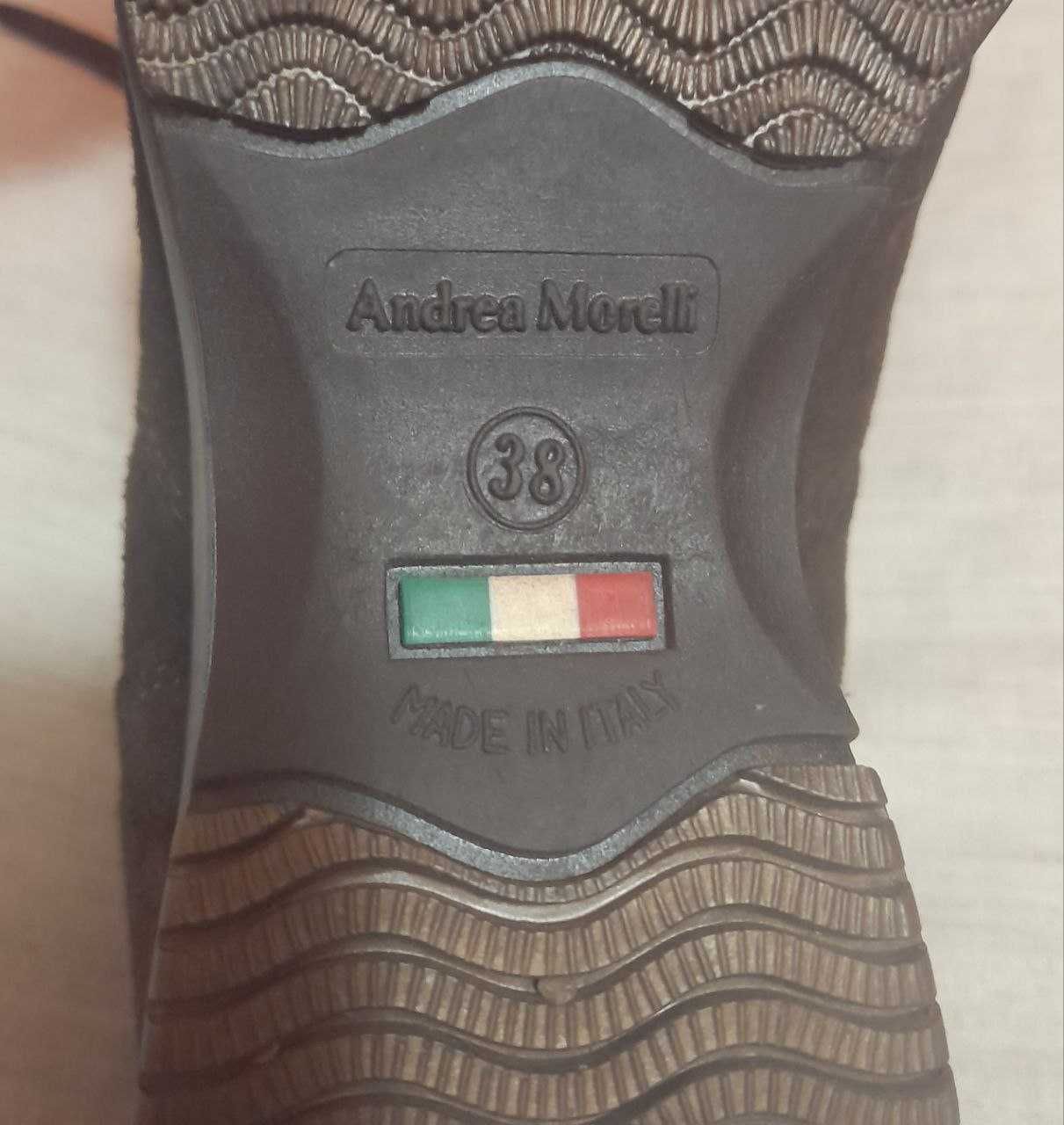 Andrea Morelli замшевые кроссовки 38 р / Made in Italy