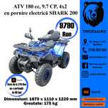 ATV Shark pornire electrica ATV Hunter modele 4x2 noi Agramix