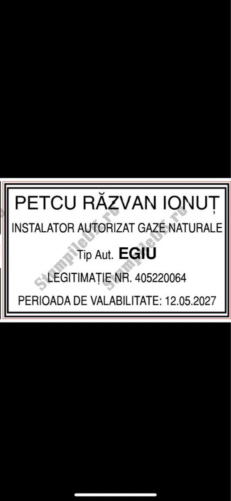 Instalatii GAZE / REVIZIE GAZ 10 ani / Verificare gaz