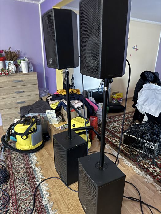 Vand sistem boxe Dynacord LM10-2 LM12-1 2 basi 2 topuri ca rcf fbt xa