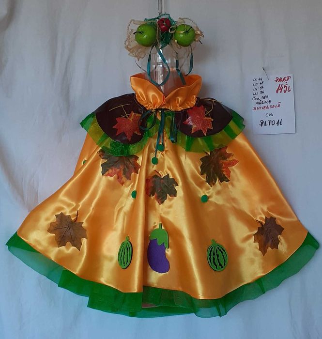 Pelerina Printul toamnei (Printesa toamnei) pentru copii, 3-8 ani