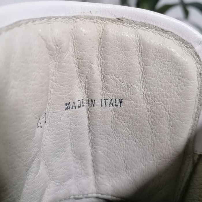 Ghete bărbați Diesel Black Gold White, piele naturală, import Italia