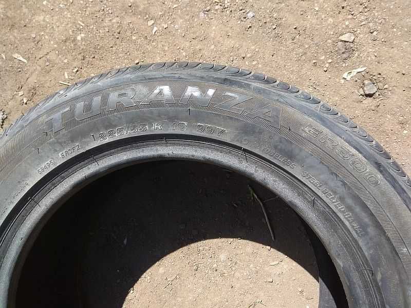 Шины 225/55 R16 - "Bridgestone Turanza ER300" (Польша), летние.