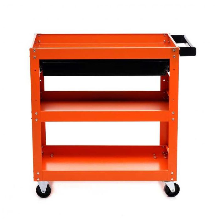Работна сервизна количка мобилна за инструменти с шкаф, чекмедже