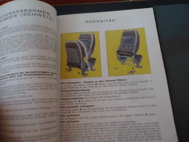 Citroen Evasion инструкции, упътване Ситроен Евазион